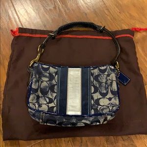 Cute Navy Blue Coach handbag
